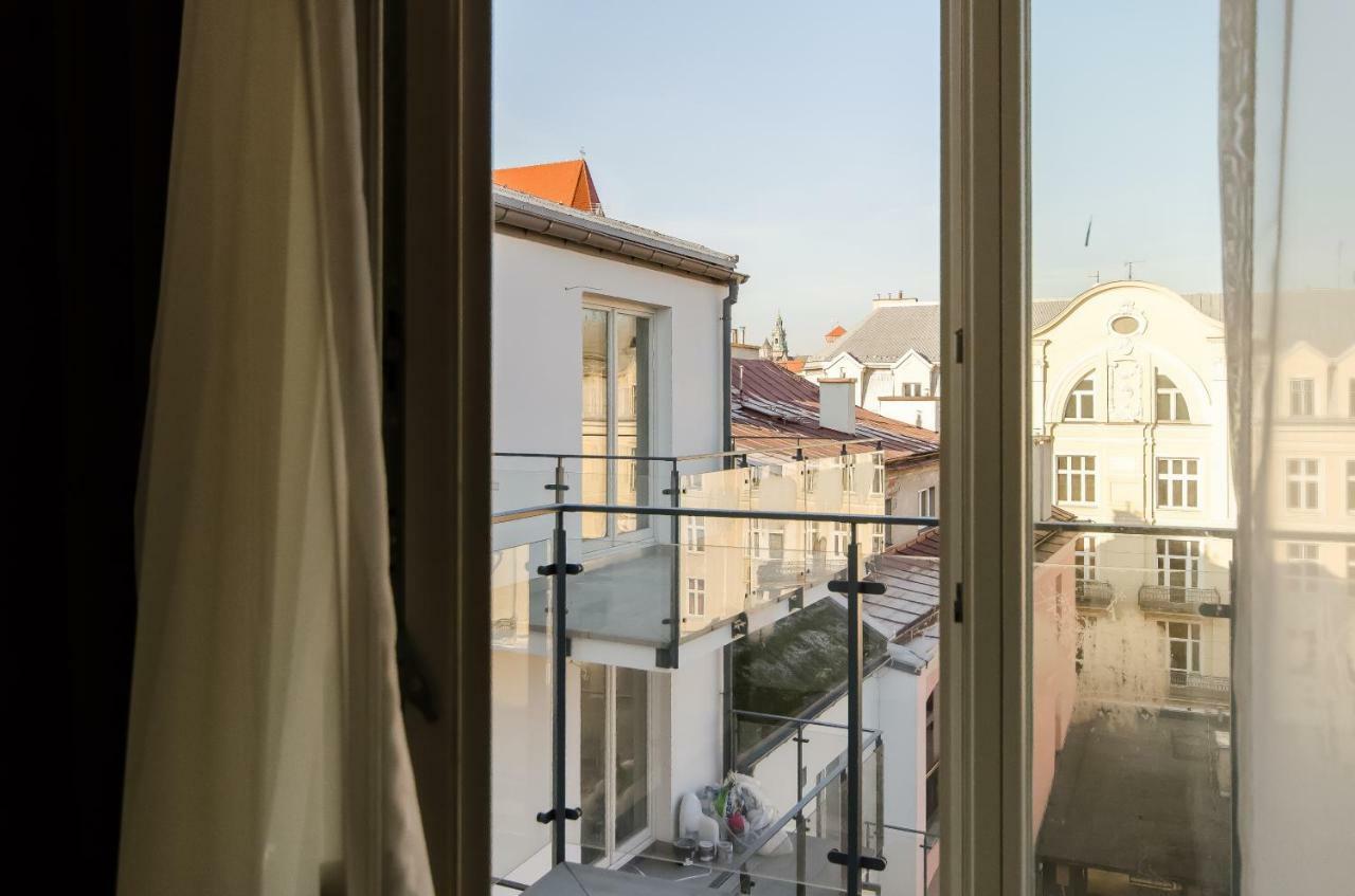 Ferienwohnung Kazimierz Penthouse with private terrace Krakau Exterior foto
