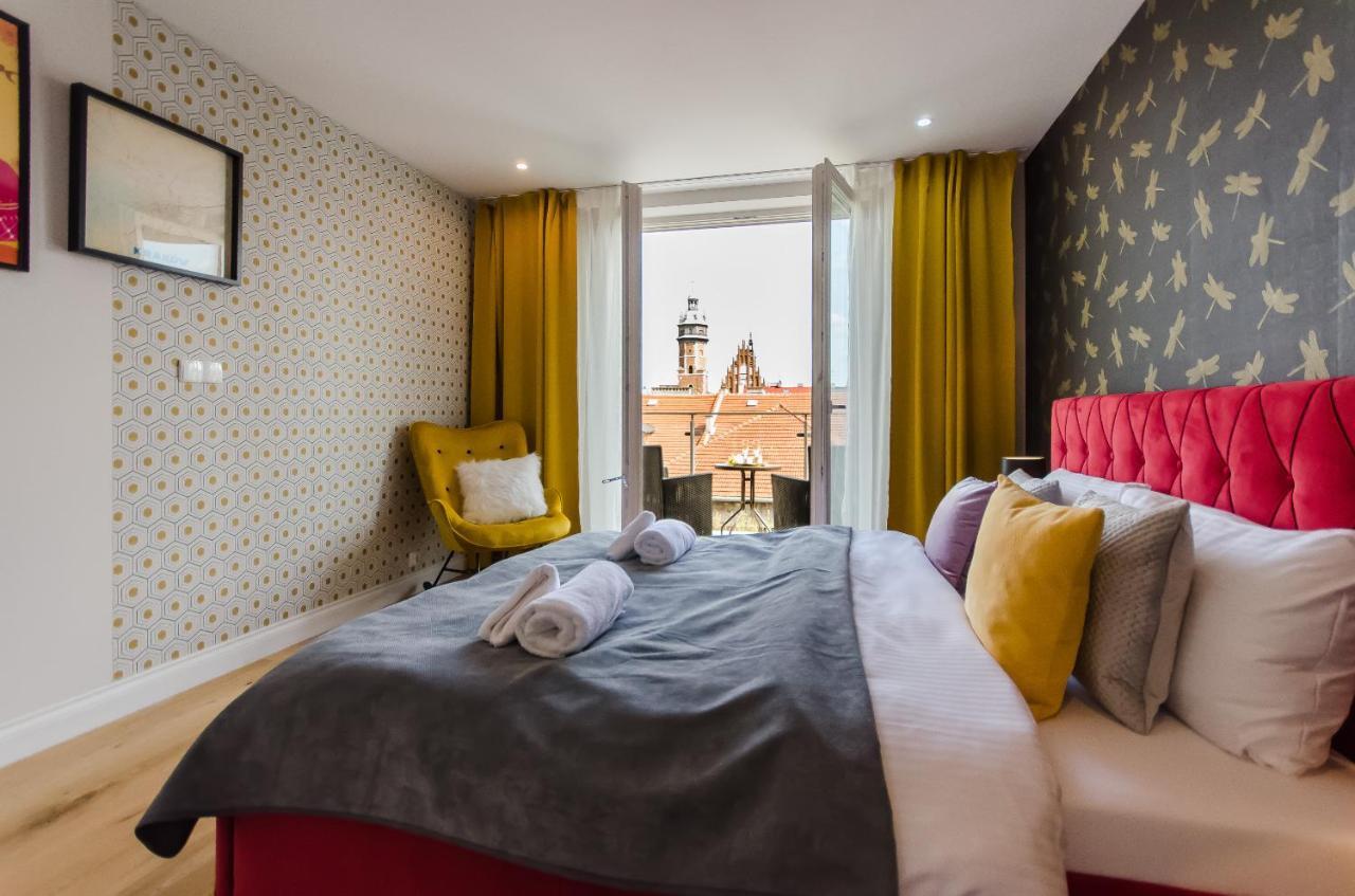 Ferienwohnung Kazimierz Penthouse with private terrace Krakau Exterior foto